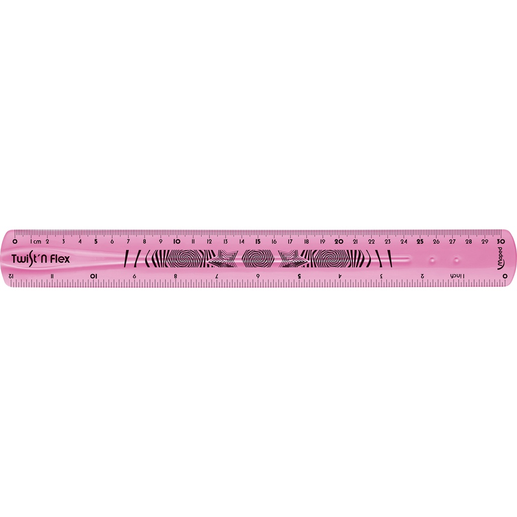 Assorted Twist'N Flex Ruler 12" 