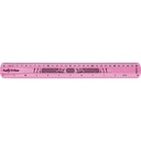 Assorted Twist'N Flex Ruler 12" 