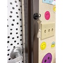 Black & White Magnetic Hooks Pack of 4