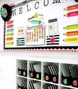 Black, White &amp; Stylish Brights Stylish Supplies Mini Bulletin Board Set