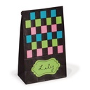 Bright Colors 4 1/8" x 2-5/8" x 8" Mini Kraft Bags 28 Bags