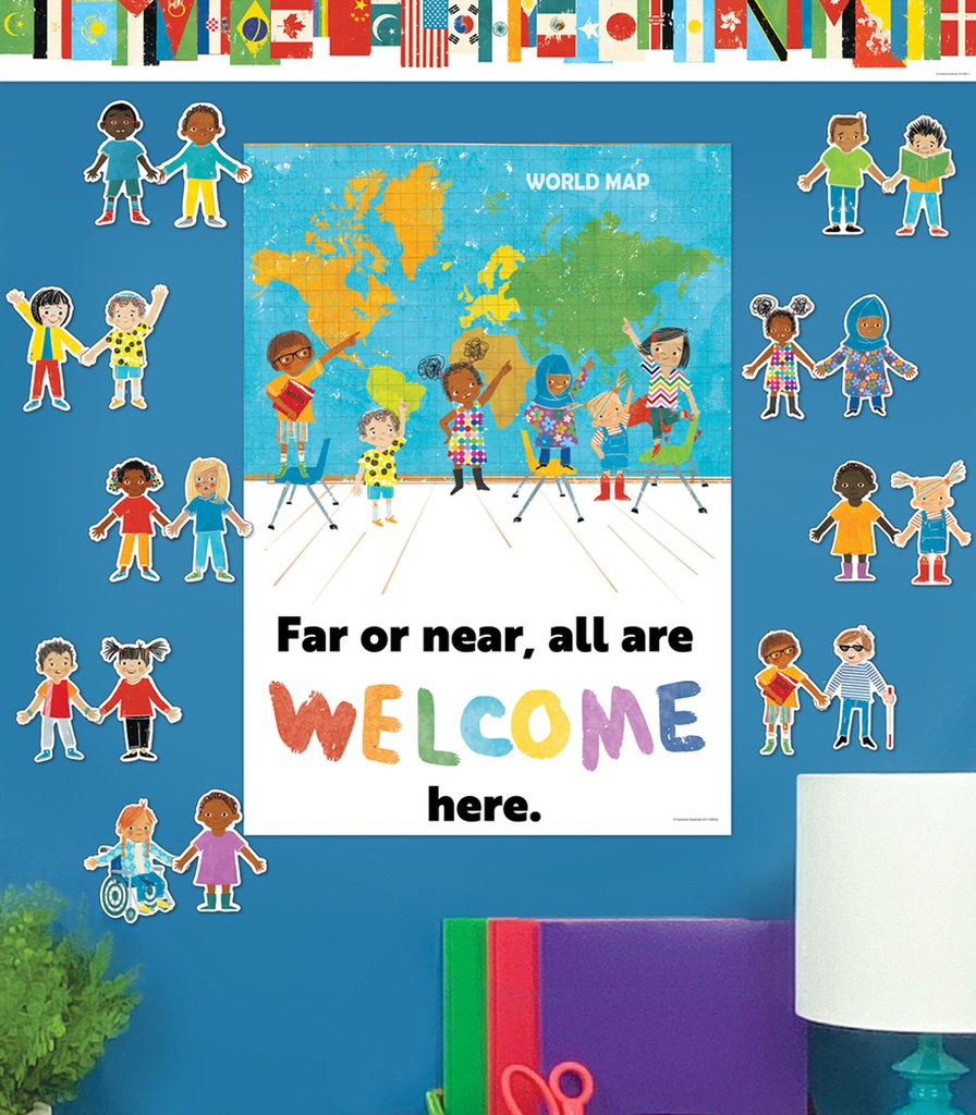 All Are Welcome Kids Cut-Outs
