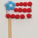 Color Splash 1" Pom Pons 100 Pieces