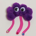 Color Splash 1" Pom Pons 100 Pieces