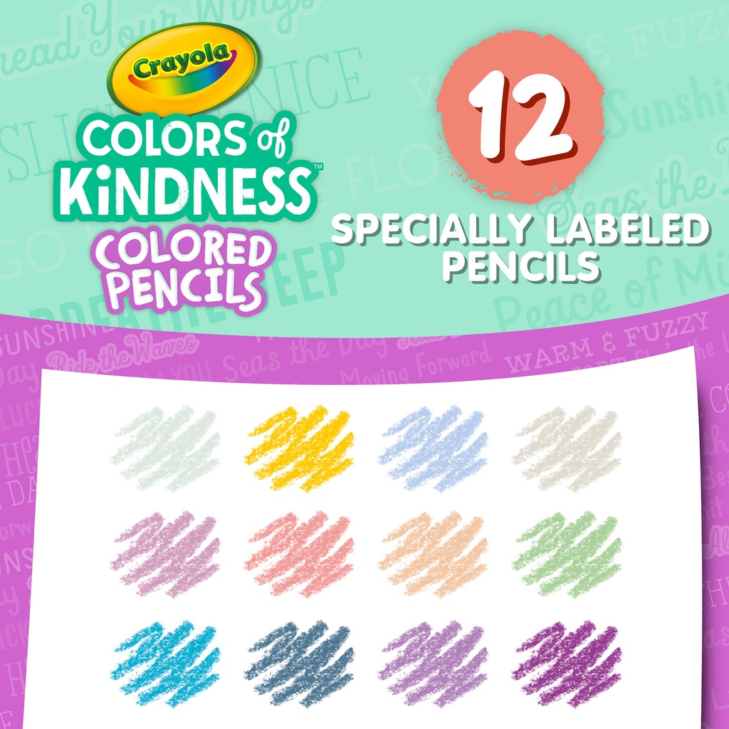 Colors of Kindness Colored Pencils 12 Count