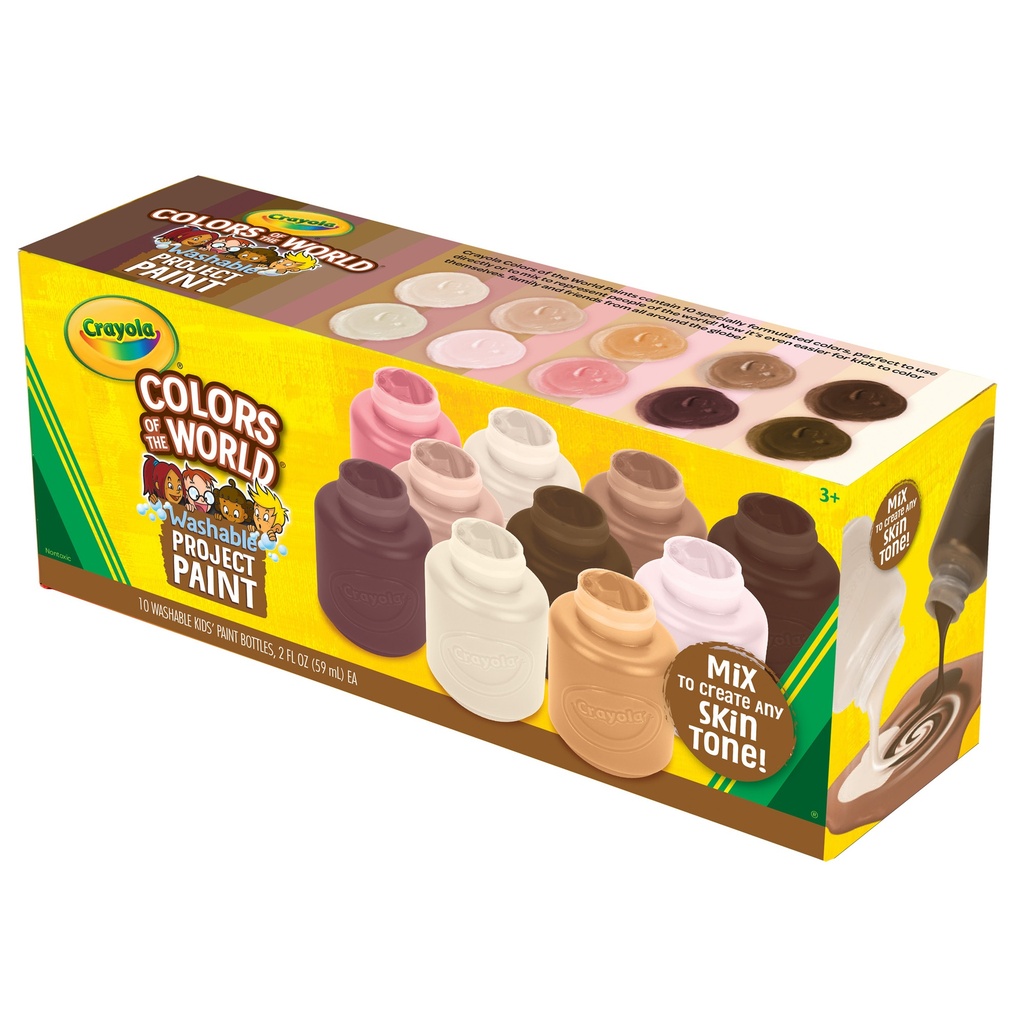 Colors of the World Project Paint 2oz Jars 10 Count