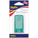 Crayon & Pencil 2-Hole Canister Sharpener Pack of 10