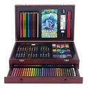 Doodle & Draw 136-Piece Multimedia Wood Art Set