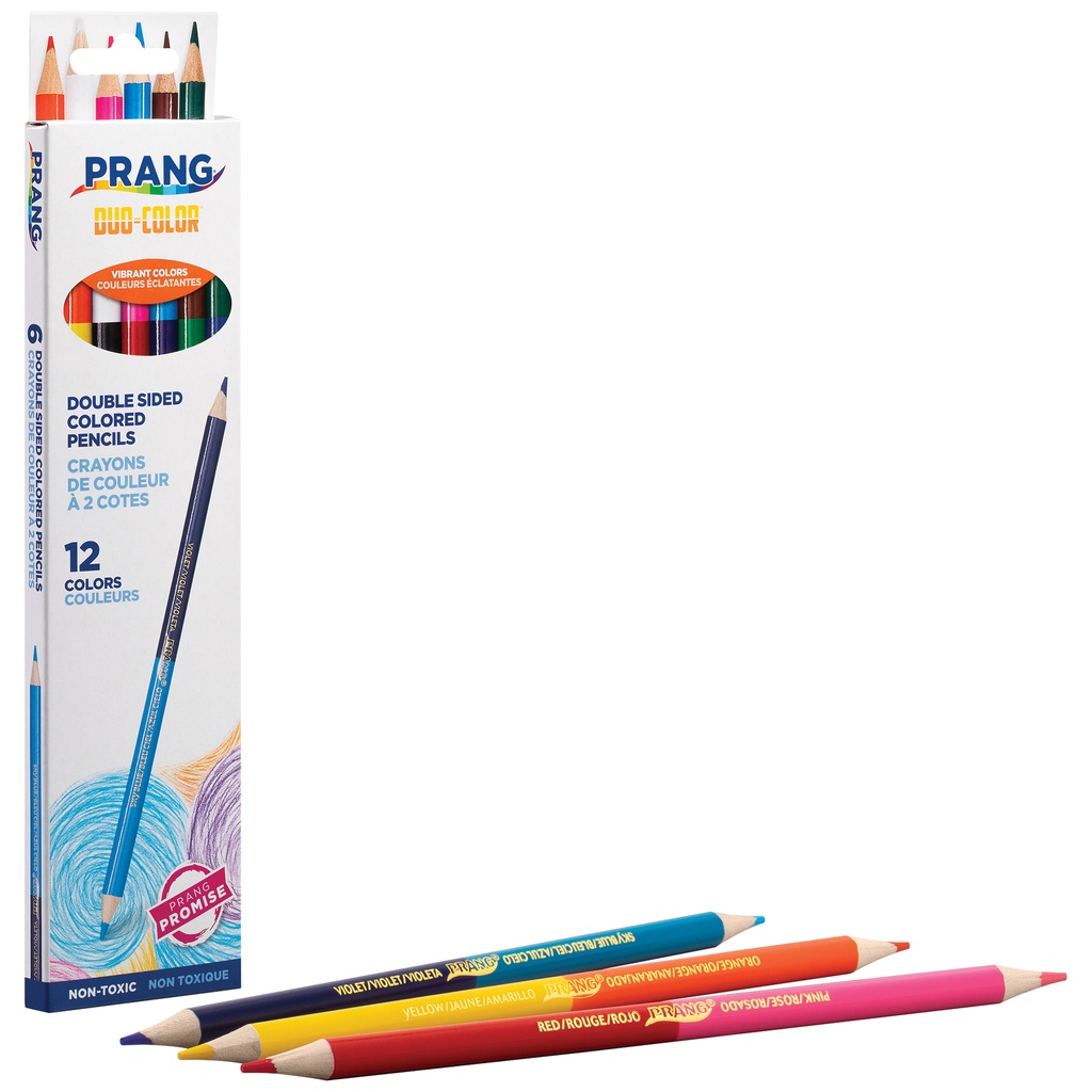 Duo Colored Pencils 12 Sets in Colors