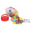 Earth Colors Junior Rainbow Pebbles® Mini Jar Set of 36