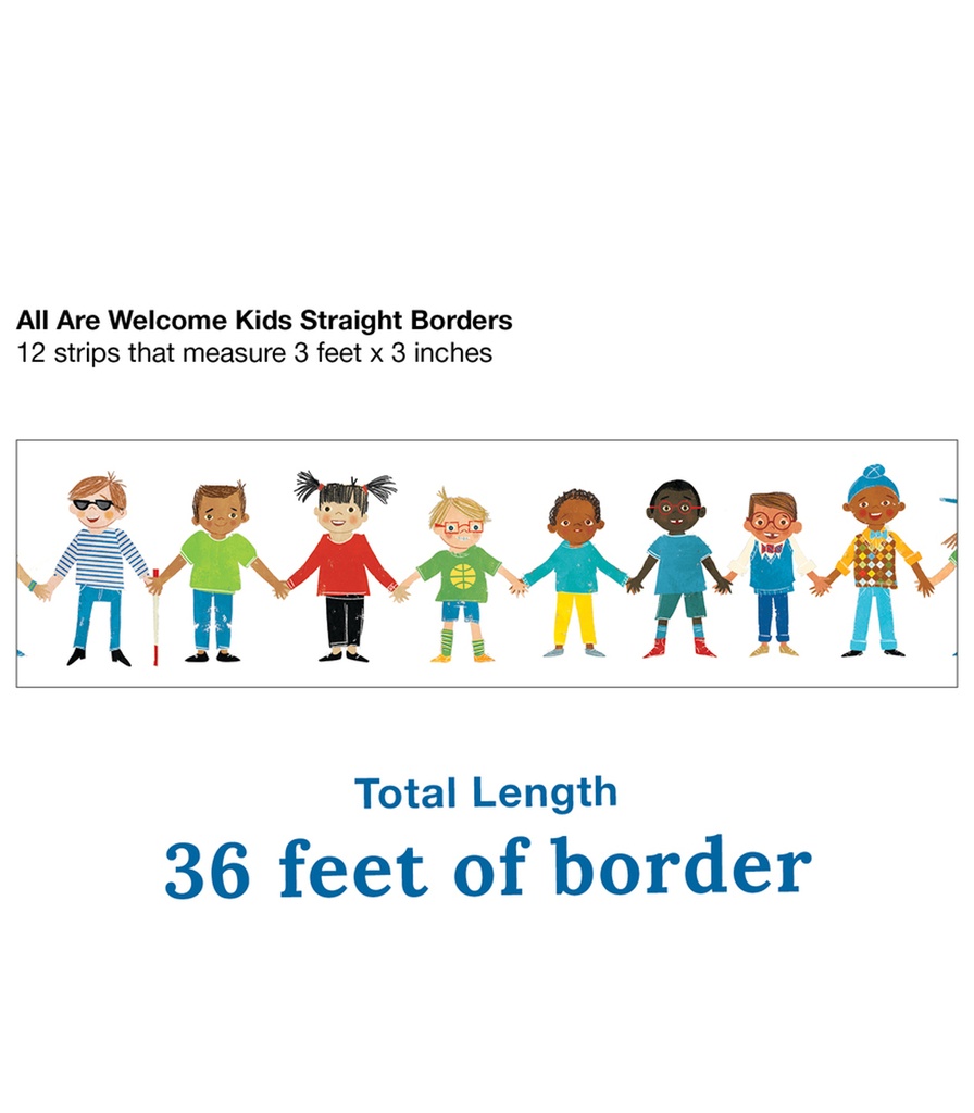 All Are Welcome Kids Straight Borders