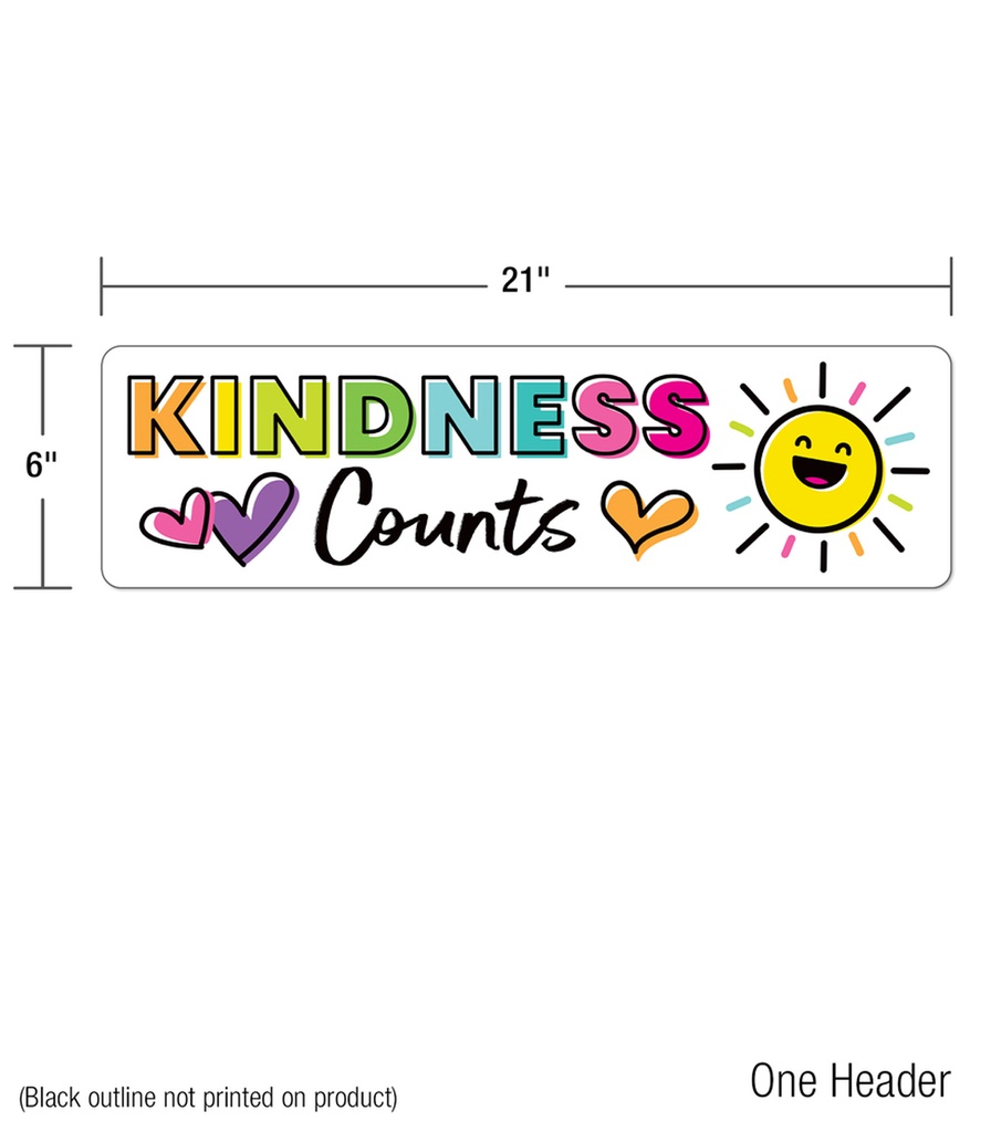 Kind Vibes Kindness Counts Mini Bulletin Board Set