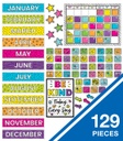 Kind Vibes Calendar Bulletin Board Set