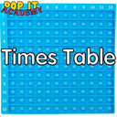 Times Table Pop It Board