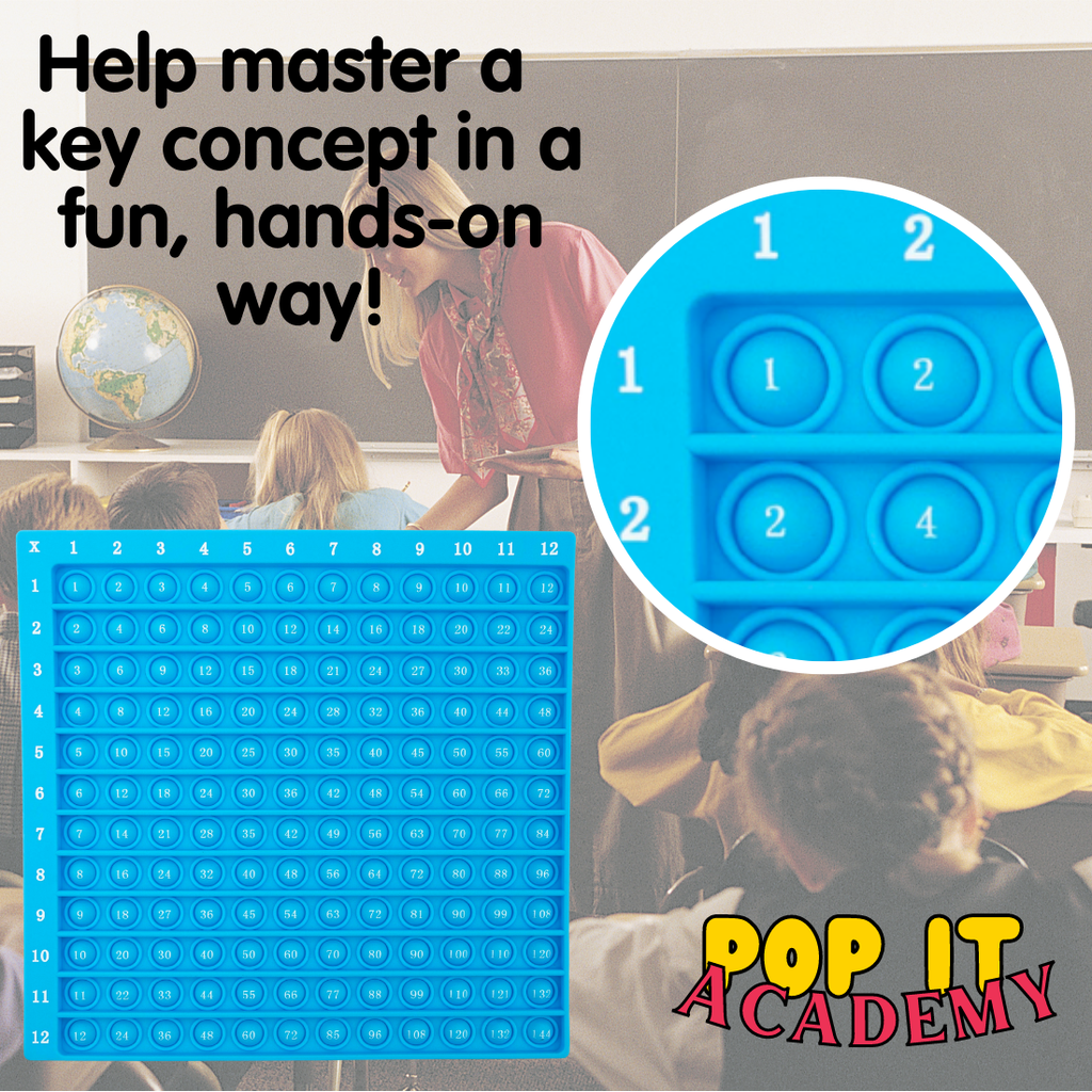 Times Table Pop It Board