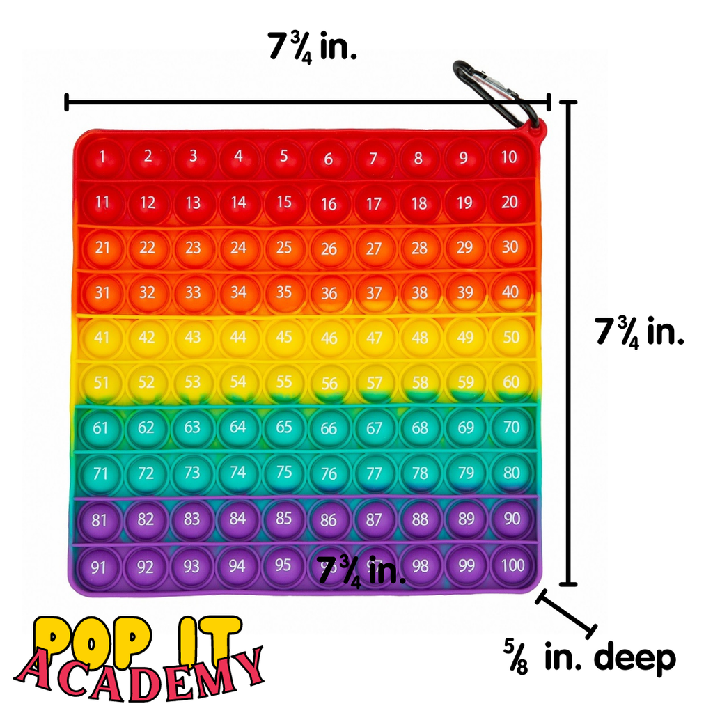 Pop It Hundreds Board