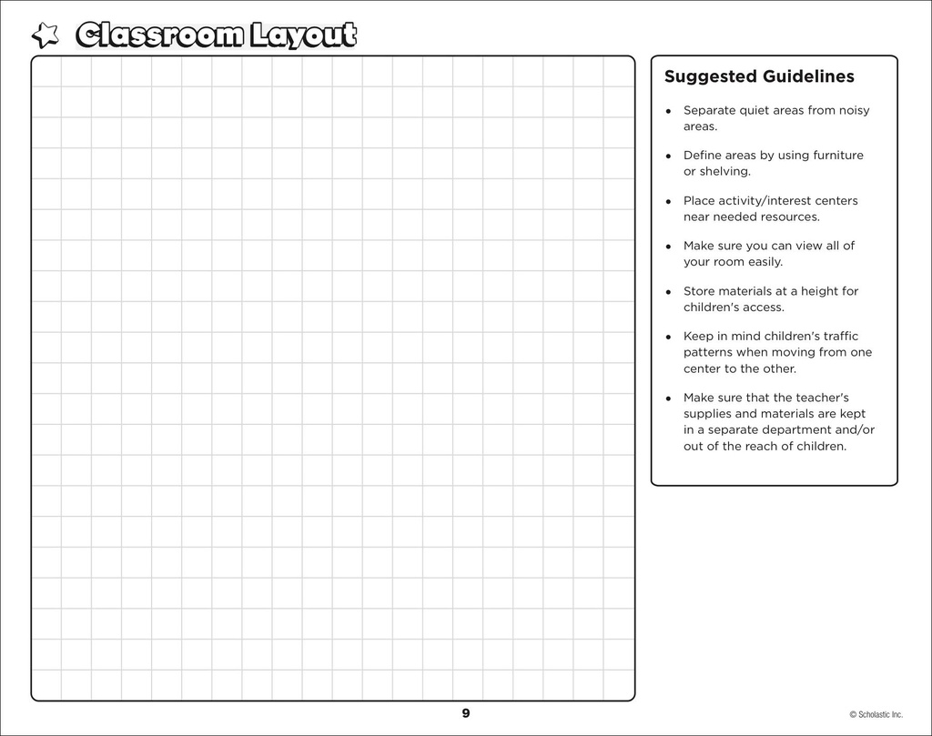 The Daily Plan Book for Preschool