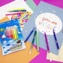 Fine Line Washable Markers 10 Colors