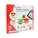 FunPlay Rainbow Pebbles Activity Set