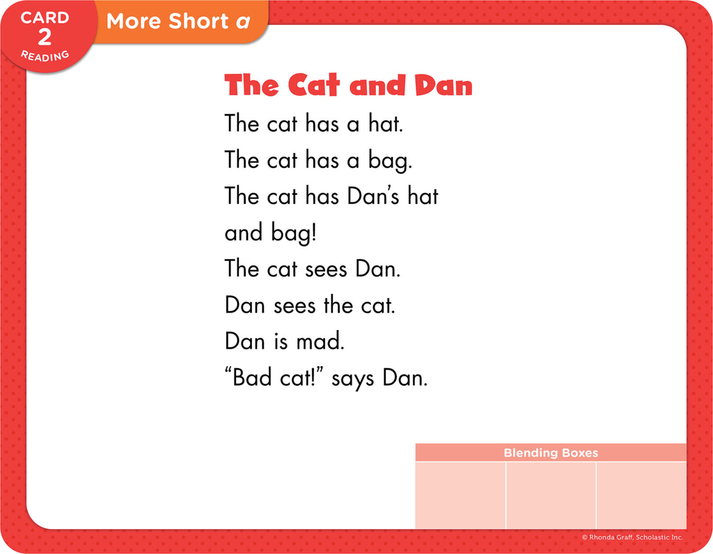 Decodable Cards Short Vowels & More