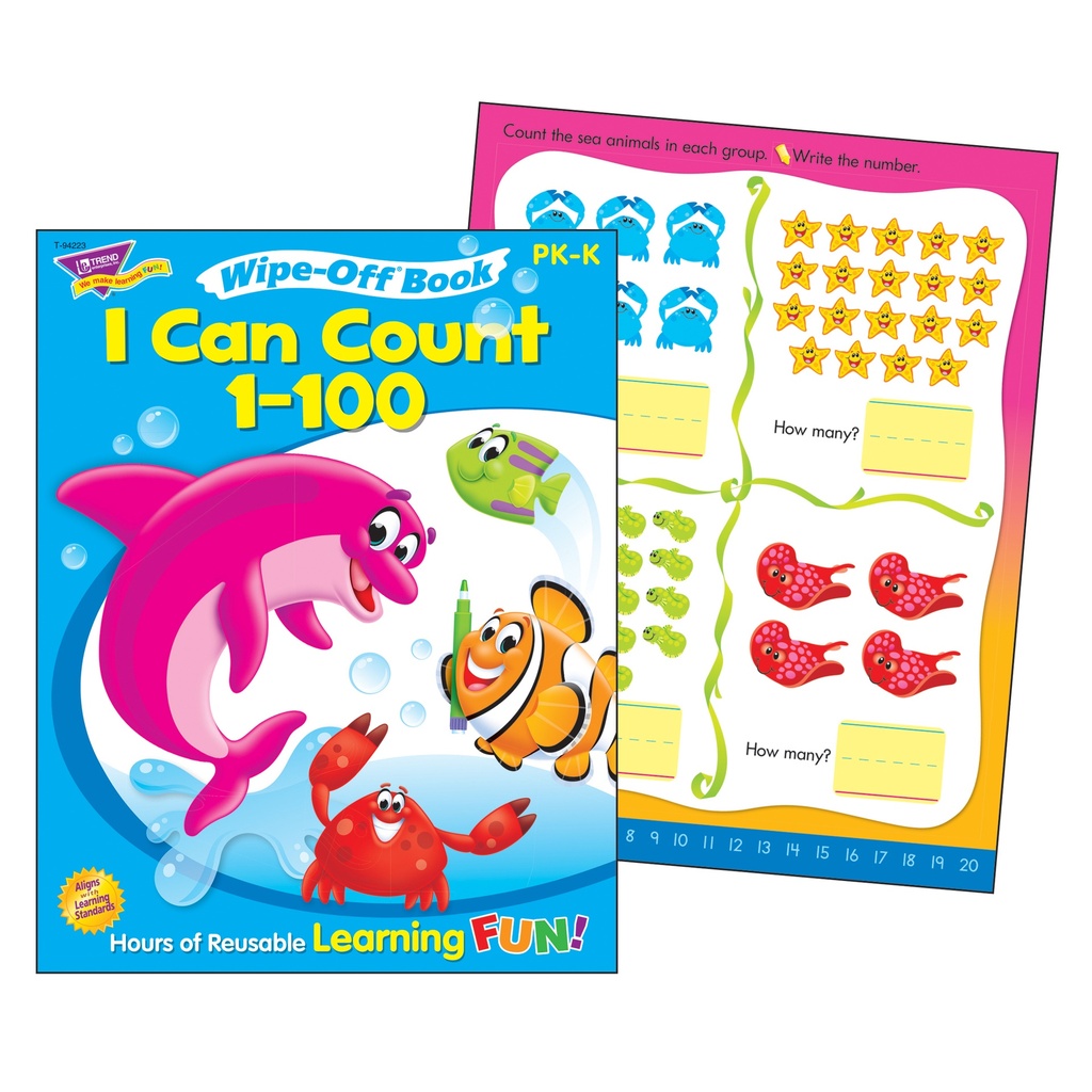 I Can Count 1-100 Wipe-Off® Book