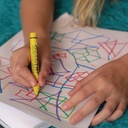 Large 8 Color Crayons