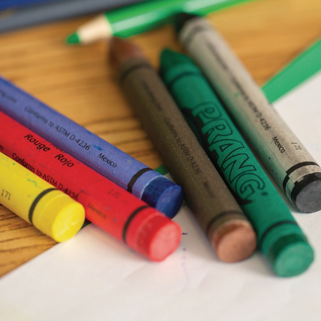 Large 8 Color Crayons