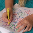 Large 8 Color Soybean Crayons