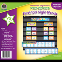 First 100 Sight Words Pocket Chart Cards