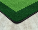 All Around 5'4&quot; x 7'8&quot; Area Rug Backing Green