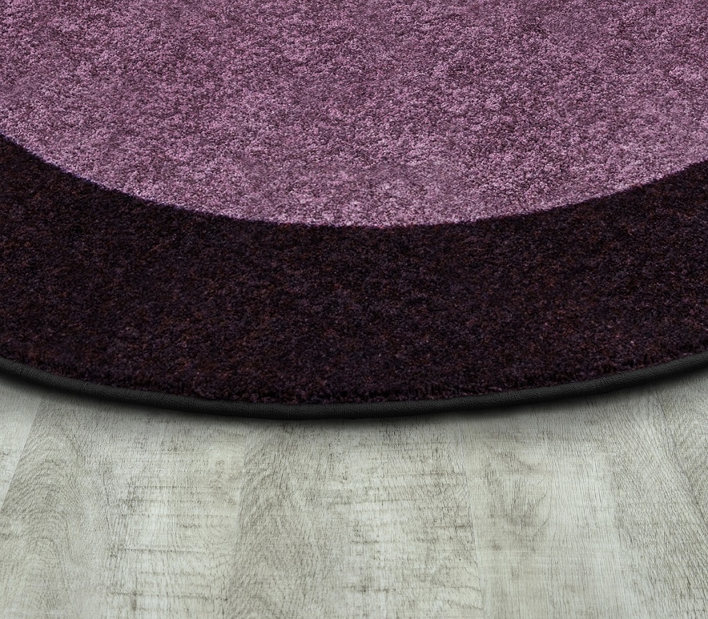 All Around 5'4" Round Area Rug Purple