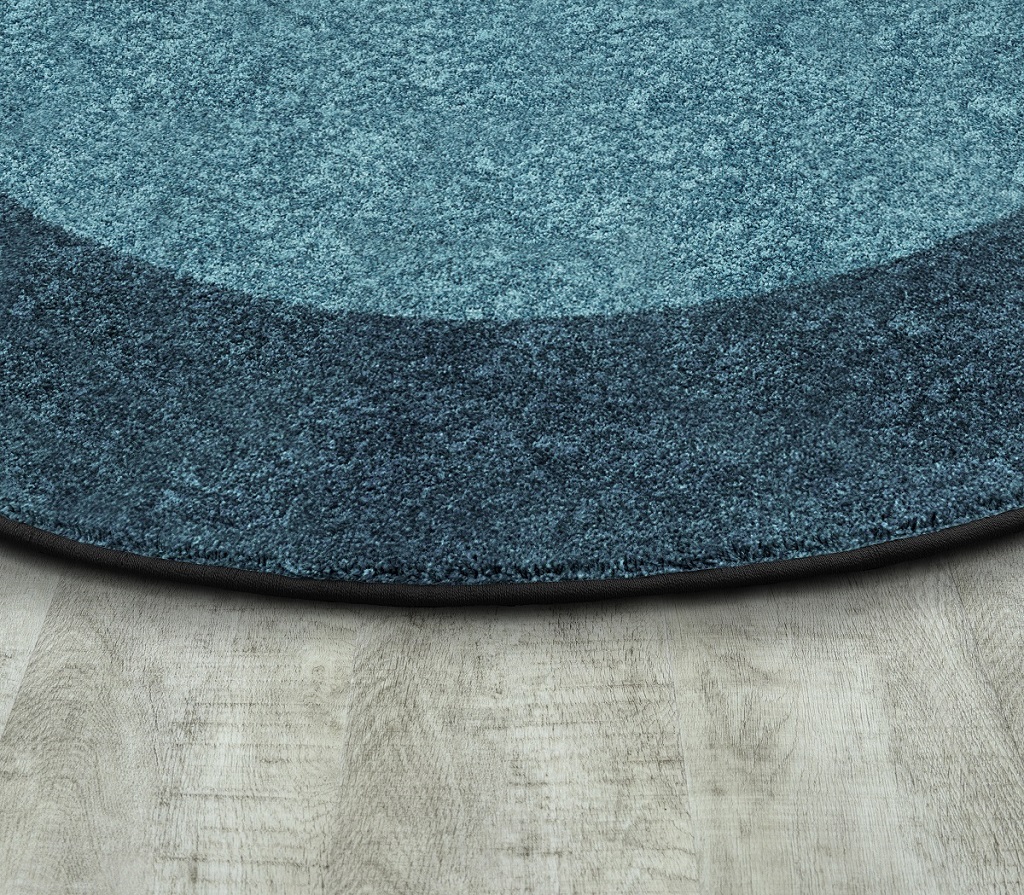 All Around 5'4&quot; Round Area Rug Teal