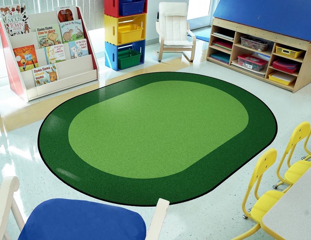 All Around 7'8&quot; x 10'9&quot; Oval Area Rug