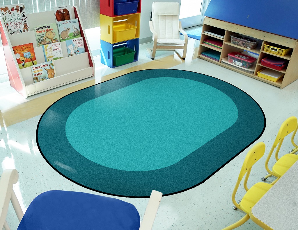 All Around 7'8&quot; x 10'9&quot; Oval Area Rug