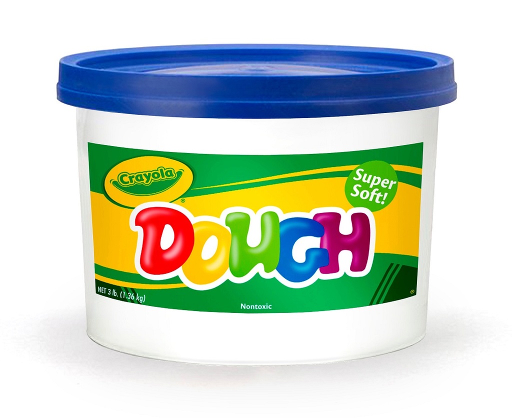 4 Color Set Crayola Dough 3lb Buckets