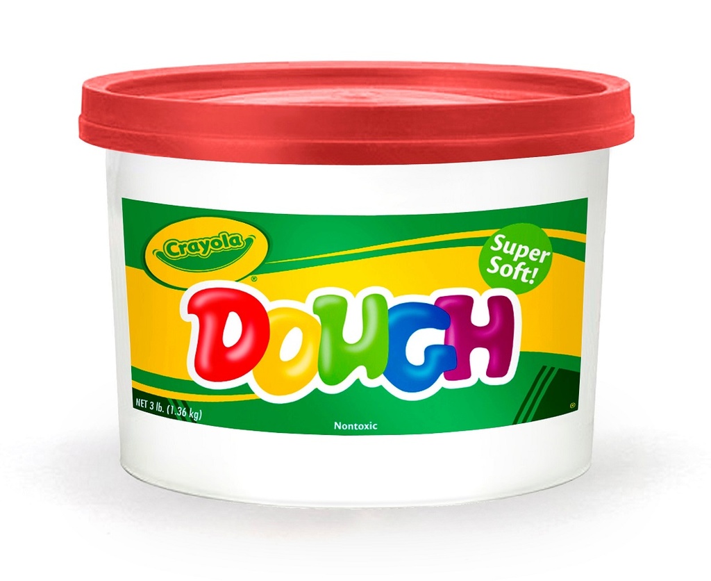 4 Color Set Crayola Dough 3lb Buckets