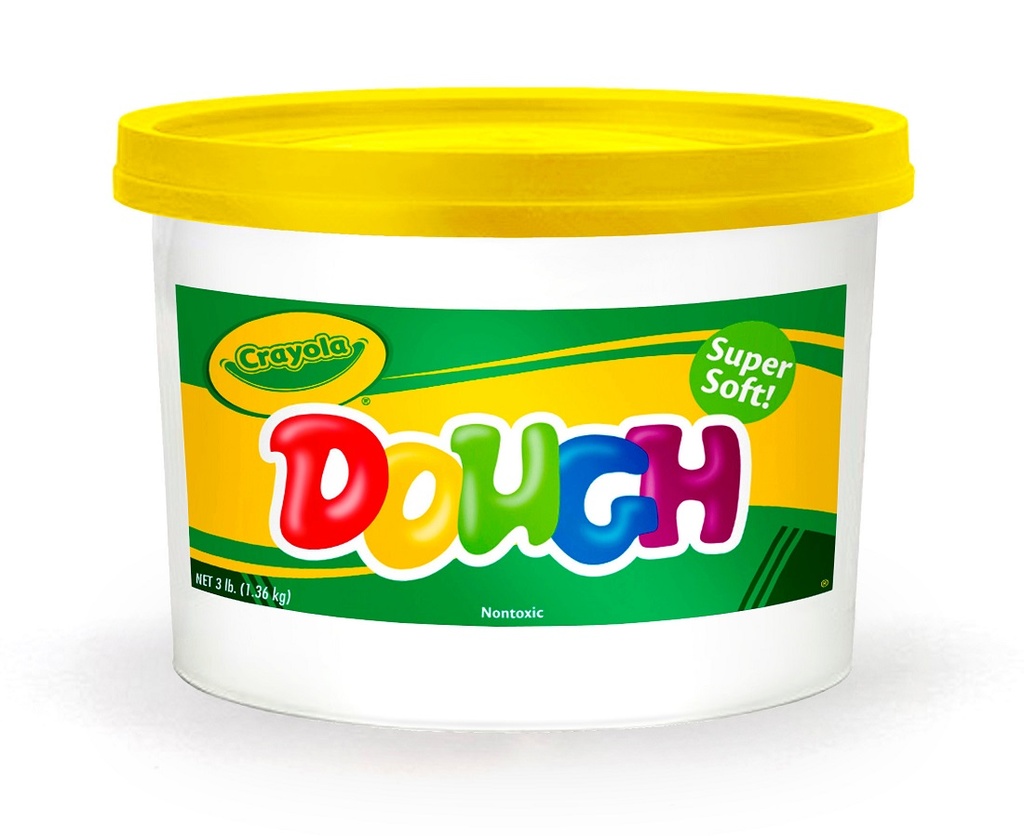 4 Color Set Crayola Dough 3lb Buckets