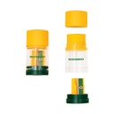DUO Sharpener/Eraser, Green and Yellow, 1 Count