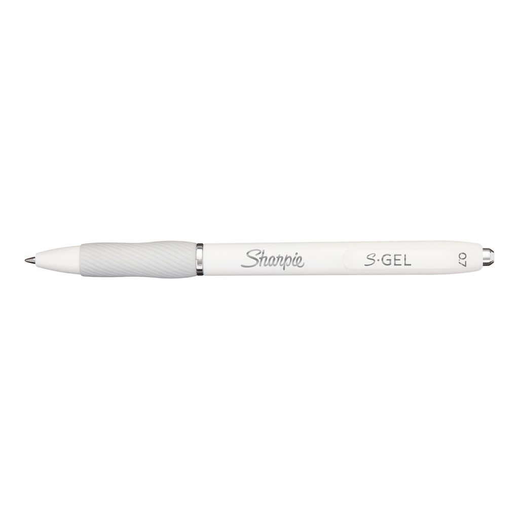 4ct Sharpie S-Gel White Fashion Barrel .7mm Pens