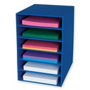 6-Shelf Blue Organizer