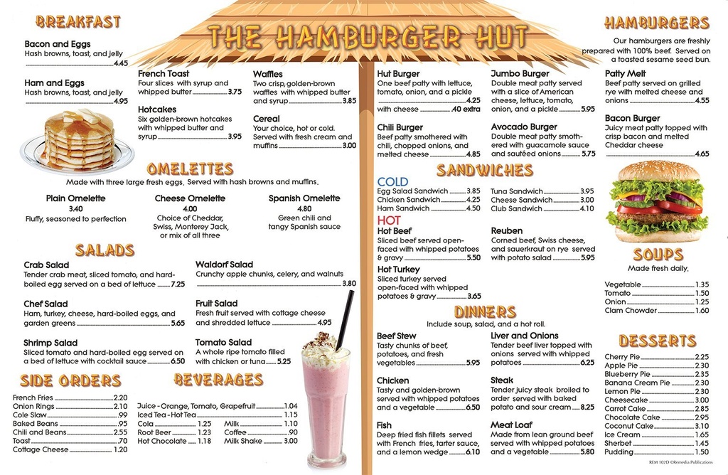 Menu Math: The Hamburger Hut Book, Addition & Subtraction