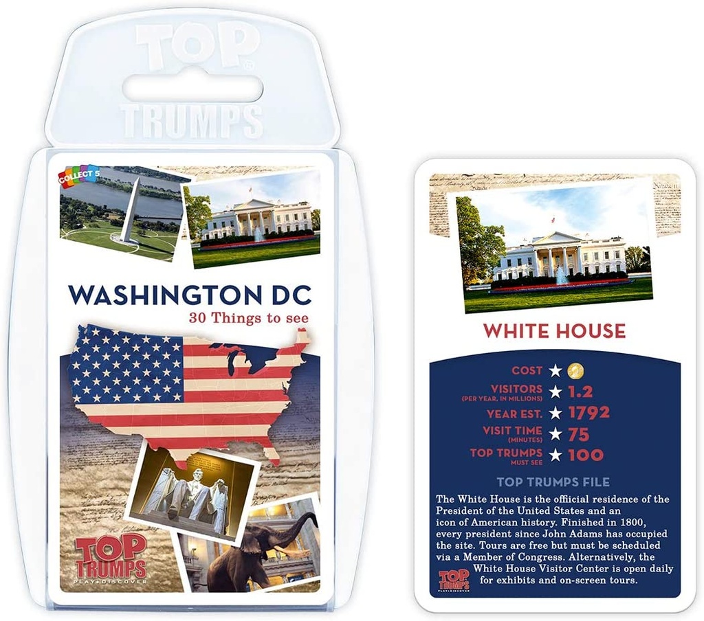 Red, White, & Blue - US States - US Presidents & Washington DC - 3-Game Bundle