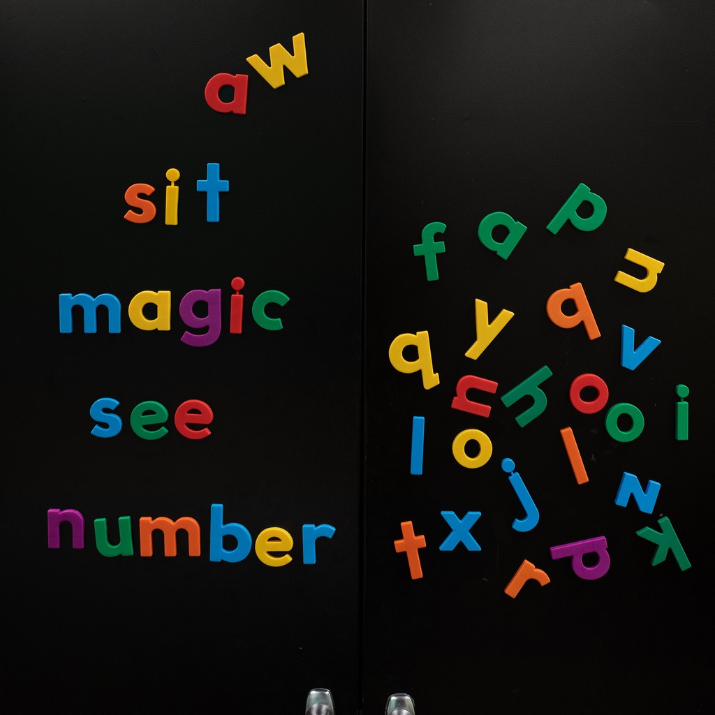 Multi-Colored AlphaMagnets® Jumbo Lowercase