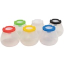 No Spill No Tip Paint Pots Set of 12 in 6 colors