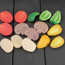Pizza Toppings Sensory Play Stones