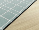 Blue Check 4' X 6' Rectangle Carpet