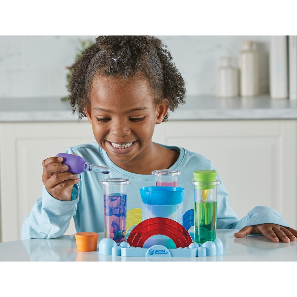 Rainbow Reactions Preschool Science Lab