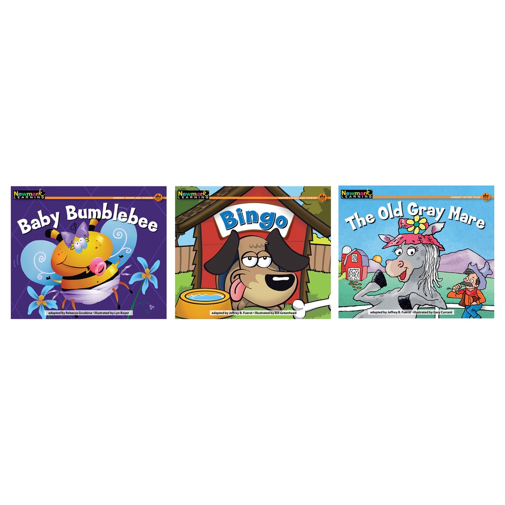 Rising Readers Nursery Rhyme Songs & Stories Leveled Book Set of 12