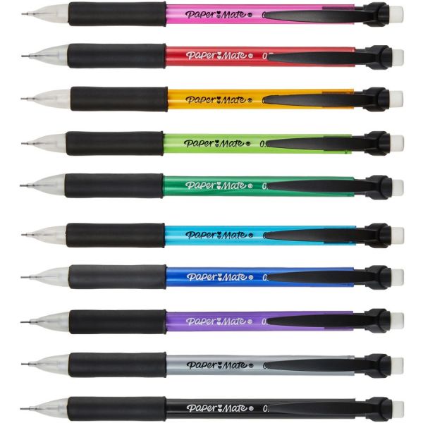 Write Bros® Comfort Mechanical Pencil, 0.7mm, Assorted, Pack of 12