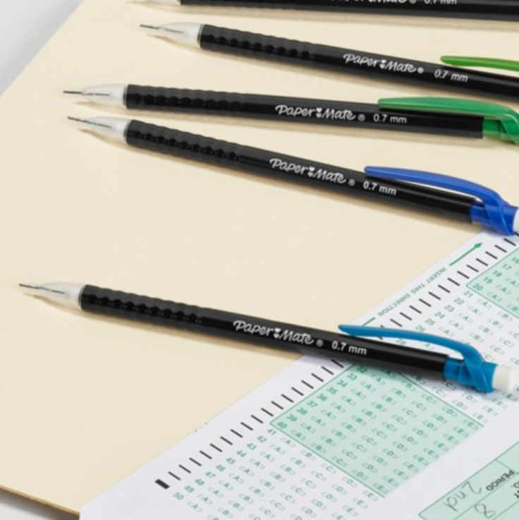 5ct Write Bros® Assorted 0.7mm Point Classic Mechanical Pencils